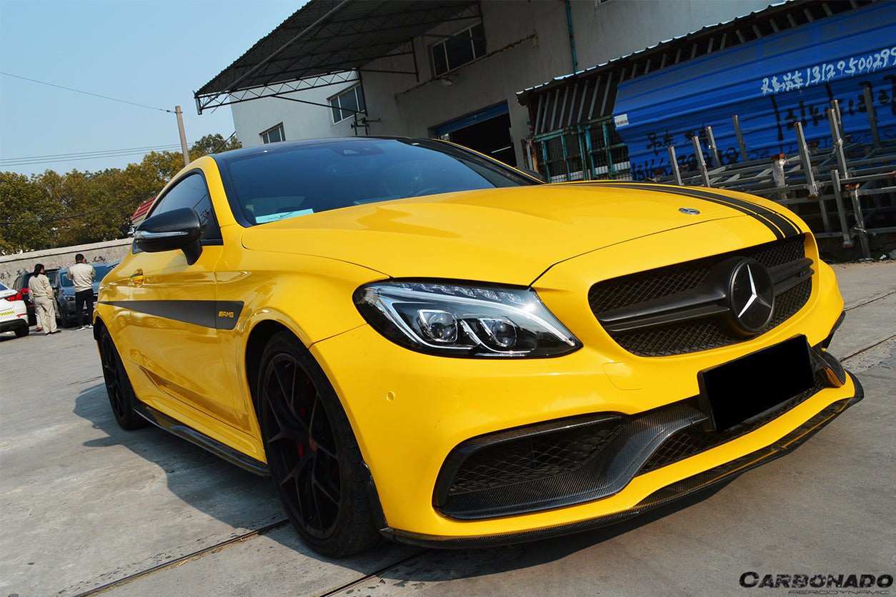 2015 - 2021 Mercedes Benz C-Class W205 Coupe PS Style Side Skirts